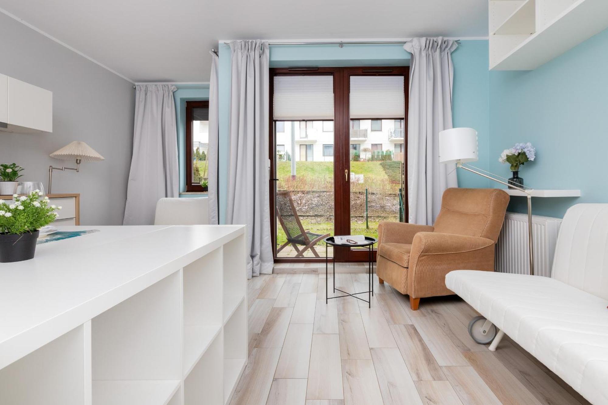 Pastel Lawendowe Wzgorze Studio With Balcony And Parking By Noclegi Renters Гданск Екстериор снимка
